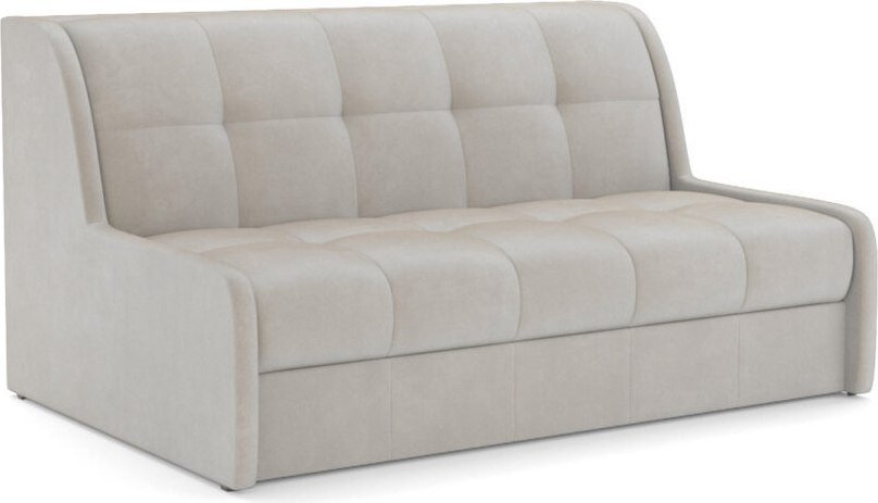 Диван Мебель-АРС Аккордеон Барон №6 НПБ 140x200 (бархат бежевый Star Velvet 6 Light Beige)
