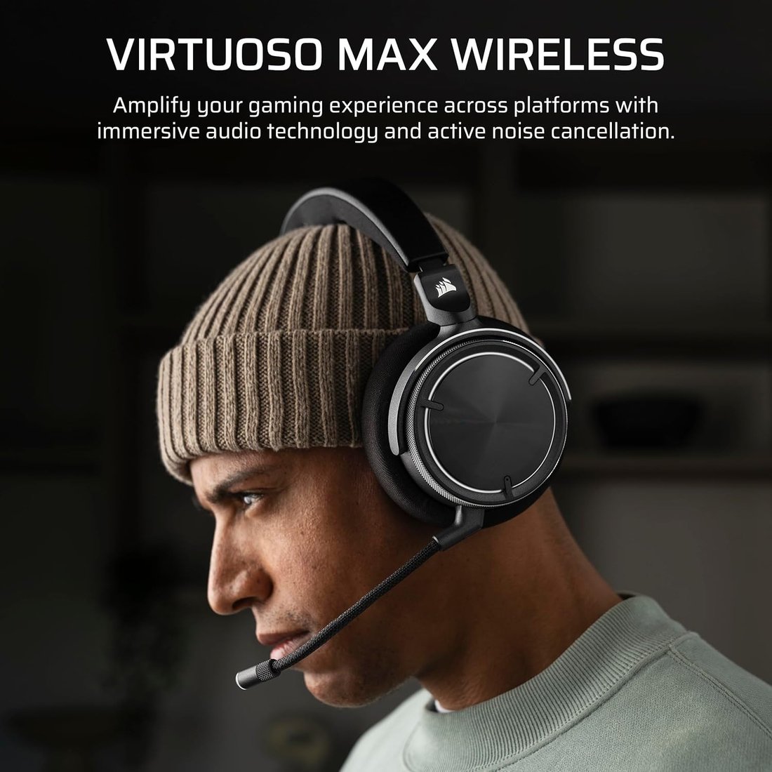 Наушники Corsair Virtuoso Max Wireless (черный)