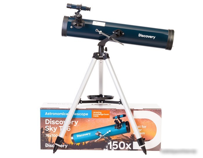 Телескоп Discovery Sky T76 (с книгой)