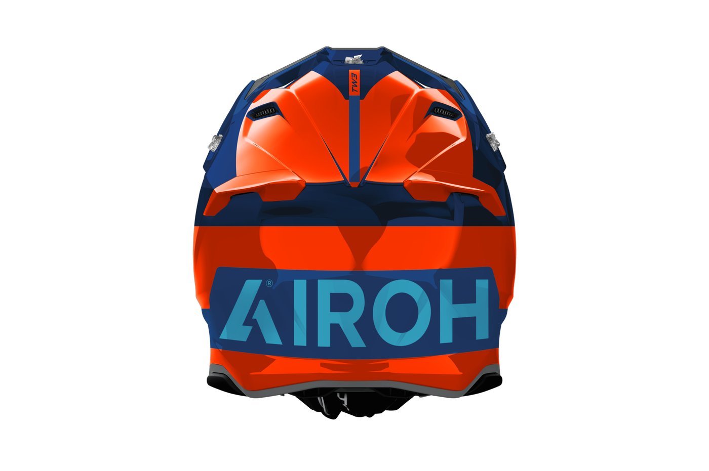 Мотошлем Airoh Twist 3 Fancy TW3F18-XXL (XXL, оранжевый/синий глянец)