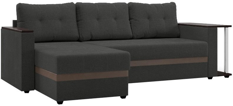 Диван Mio Tesoro Атланта 110 (Savana Grey/Ecostile Chocolate)