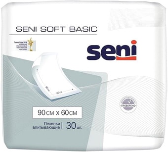 Пеленки Seni Soft Basic 90х60 (30 шт)