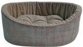 Лежак Homepet №2 83662 (49x43x17см, нежно-голубой с золотом)