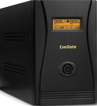 Источник бесперебойного питания ExeGate SpecialPro Smart LLB-2000.LCD.AVR.C13.RJ.USB
