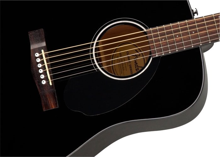 Акустическая гитара Fender CD-60S (черный)