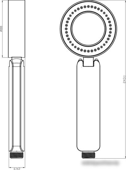 Душевая лейка Lemark LM8115C