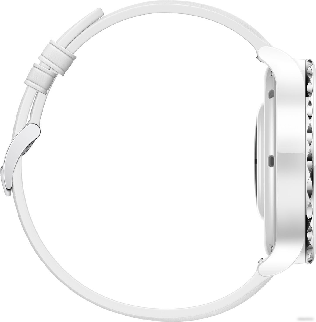 Умные часы Huawei Watch GT 3 Pro Ceramic 43 мм (белый/кожа)