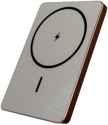 Внешний аккумулятор Roome Urban W71 5000mAh Magnetic Wireless (золотистый)