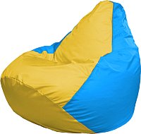 Кресло-мешок Flagman Груша Мега XXXL Г3.1-263 (желтый/голубой)