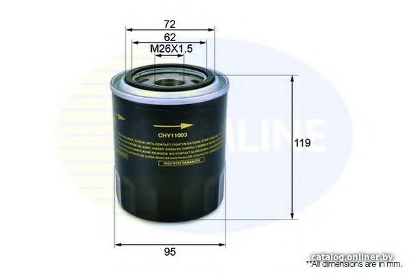 Масляный фильтр Comline CHY11003 Масляный фильтр Comline CHY11003