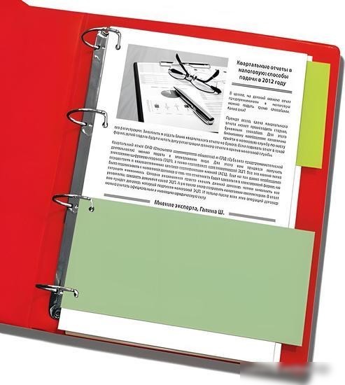 Разделитель документов BRAUBERG 223971 (зеленый)