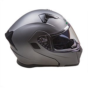 Мотошлем AIM JK906 906-005-XS (XS, серый металлик)