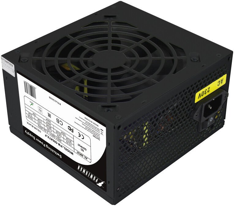 Блок питания Powerman PM-500ATX F (черный)