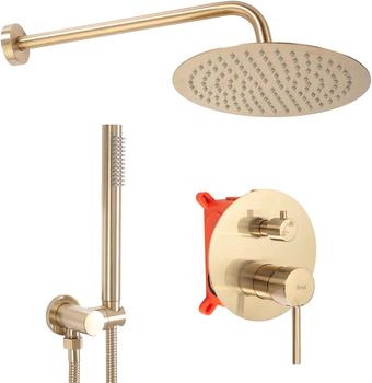 Душевая система Rea Lungo Matt Gold P4160