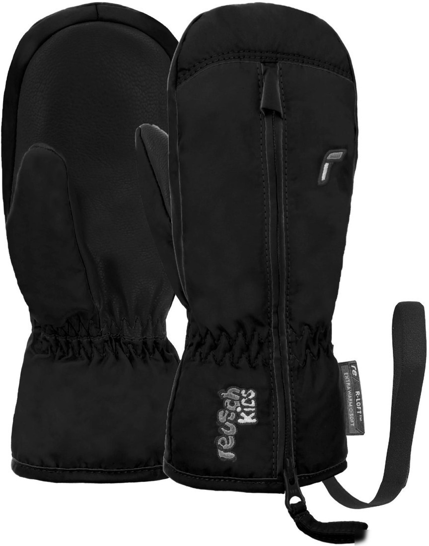 Горнолыжные варежки Reusch Ben Mitten 6285408-7700 (р-р 1, Mitten Black)