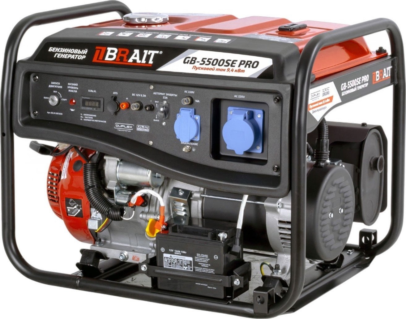 Бензиновый генератор Brait GB-5500SE PRO