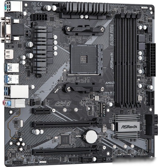 Материнская плата ASRock B450M Pro4 R2.0