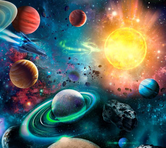 Фотообои ФабрикаФресок Космос 463270 (300x270)