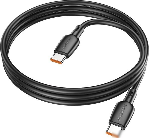Кабель Borofone BX93 USB Type-С - USB - Type-C (100Вт, 1 м, черный)