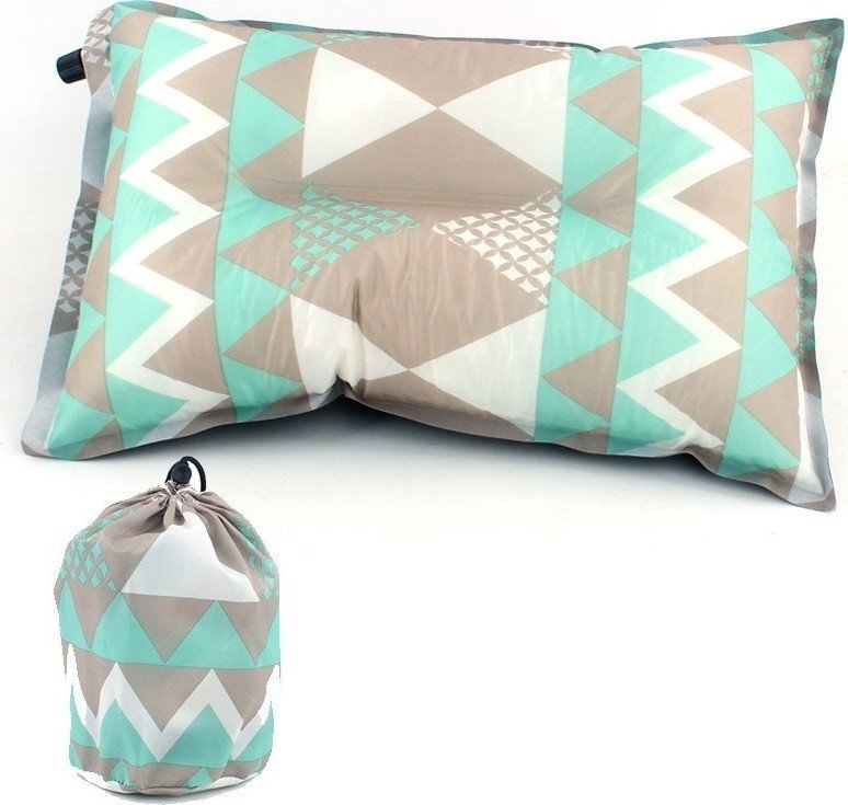 Подушка туристическая Mio Tesoro TBD0371514901D (серый/синий)