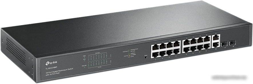Неуправляемый коммутатор TP-Link TL-SG1218MP