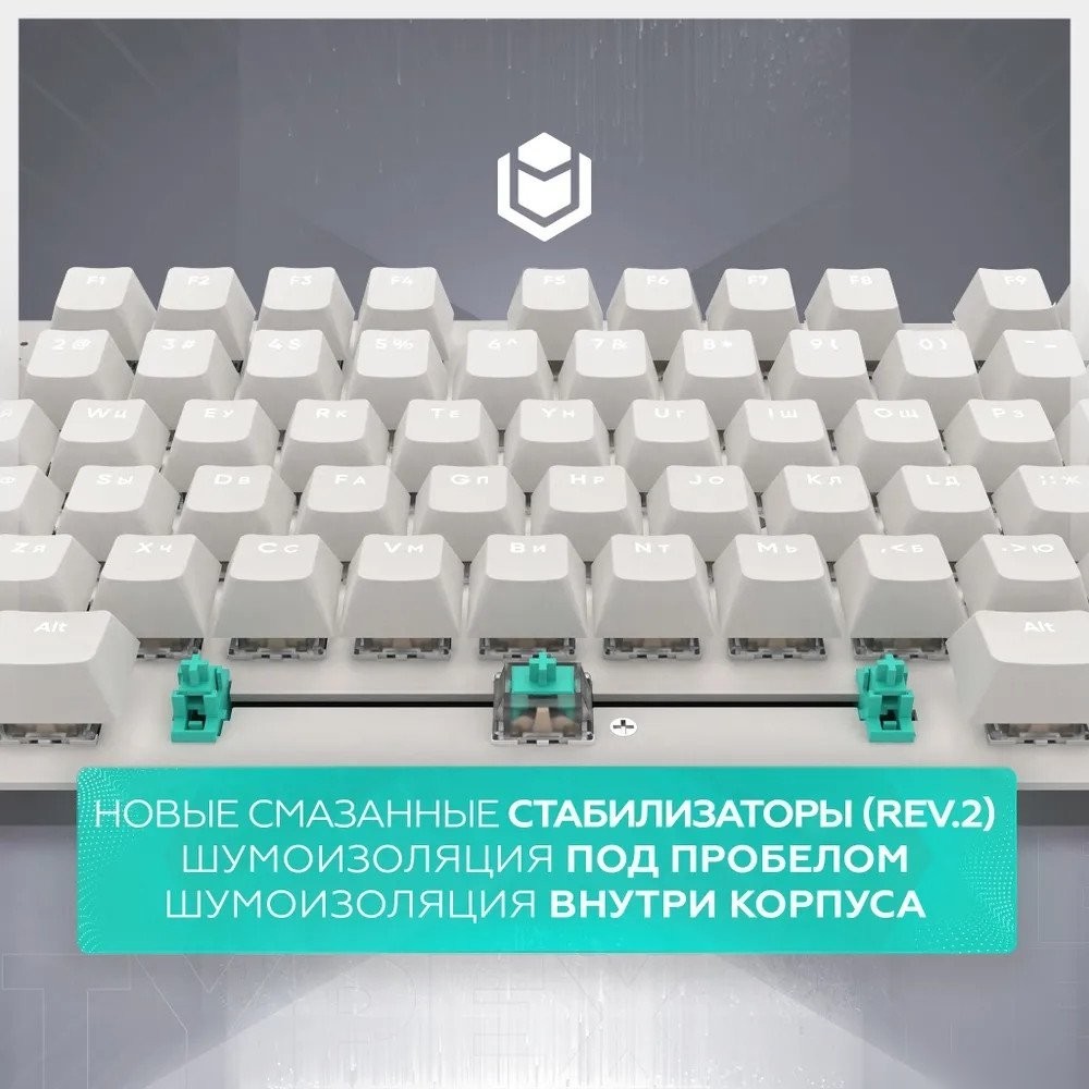 Клавиатура IO by Red Square Typex v2 g3ms Sapphire (светло-серый)