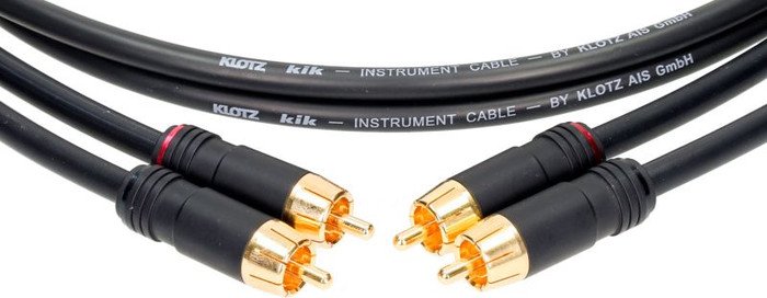 Кабель Klotz AL-RR0300 RCA - RCA (3 м, черный)