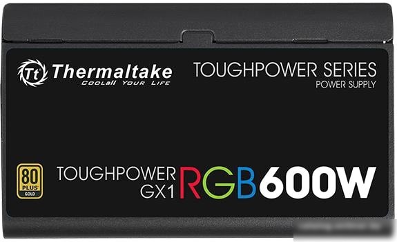 Блок питания Thermaltake Toughpower GX1 RGB 600W Gold TP-600AH2NKG