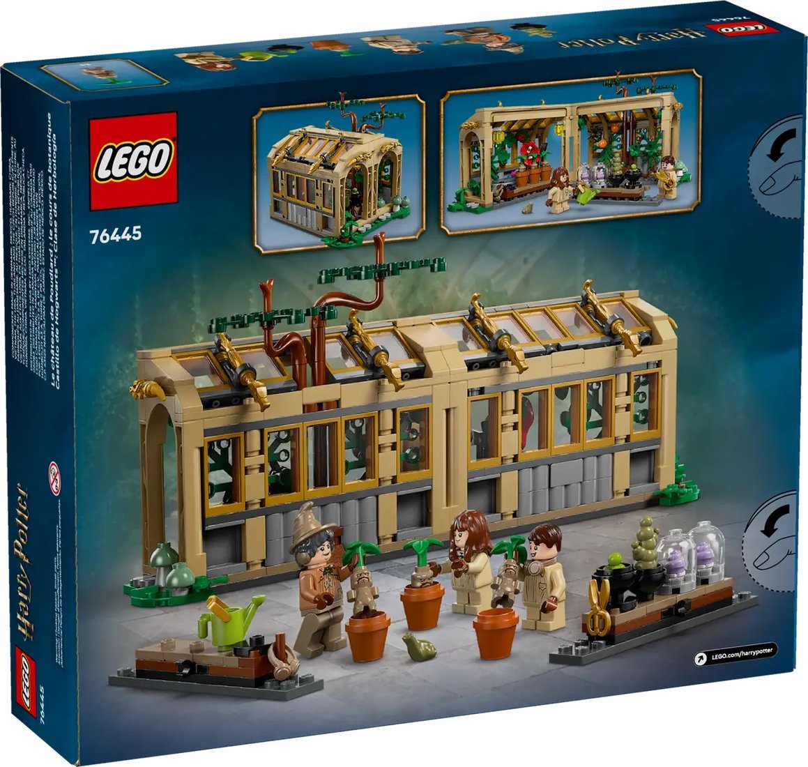 Конструктор LEGO Harry Potter Замок Хогвартс: Класс Гербологии 76445