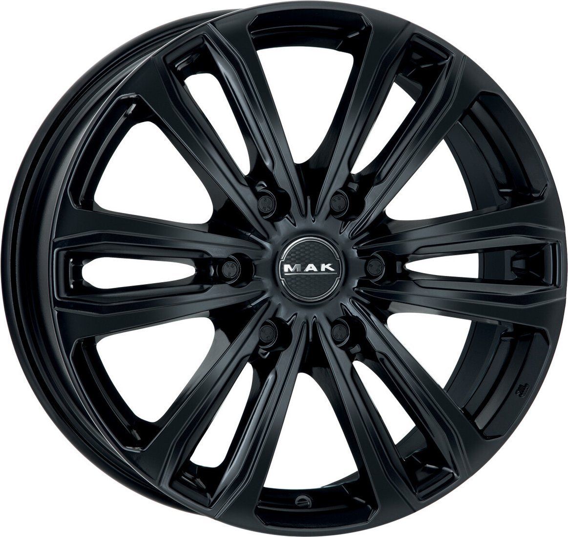 Литые диски MAK Safari 6 17x7.5" 6x139.7мм DIA 106.2мм ET 25мм Gloss Black