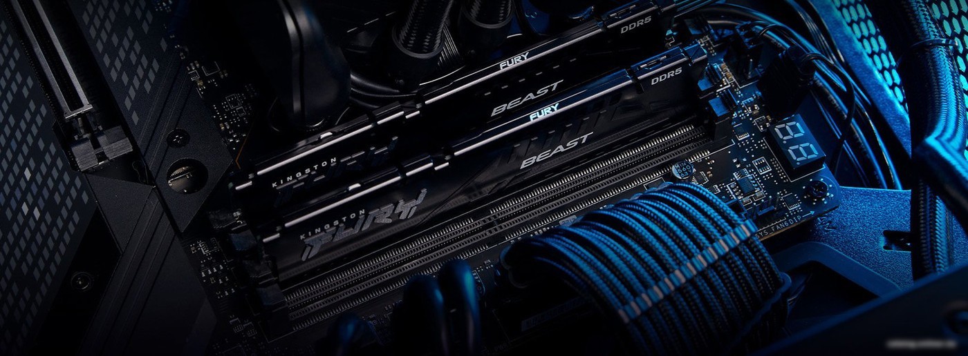Оперативная память Kingston FURY Beast 2x16ГБ DDR5 6000 МГц KF560C30BBEK2-32