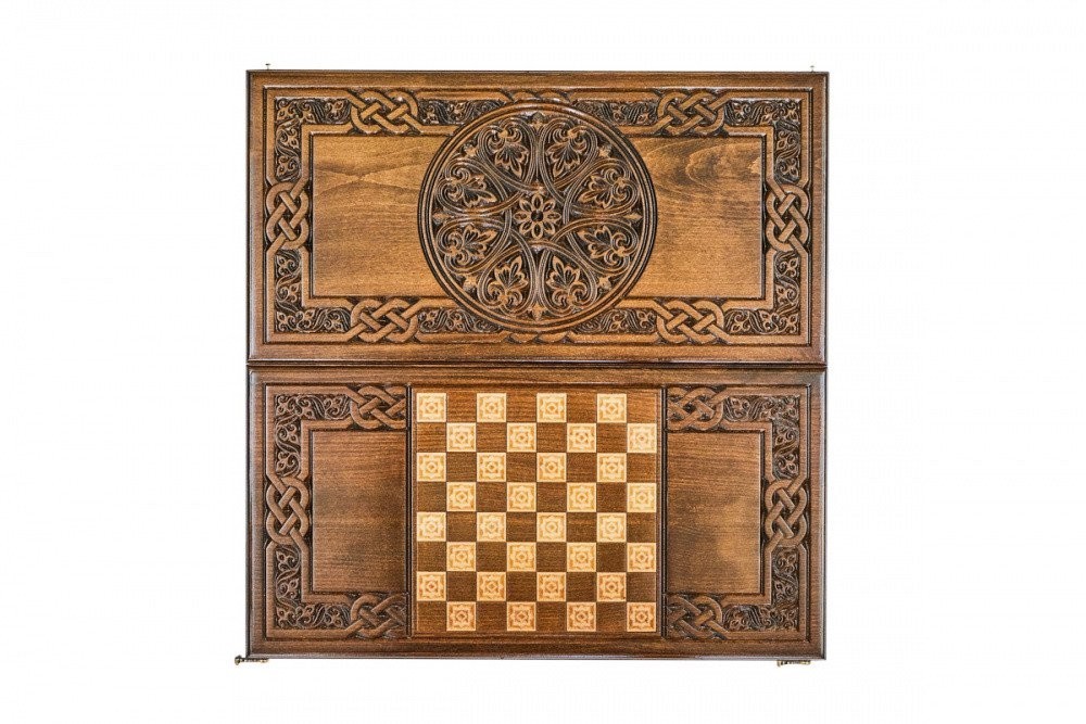 Шашки/нарды Haleyan Армянский узор 8 kh055-6