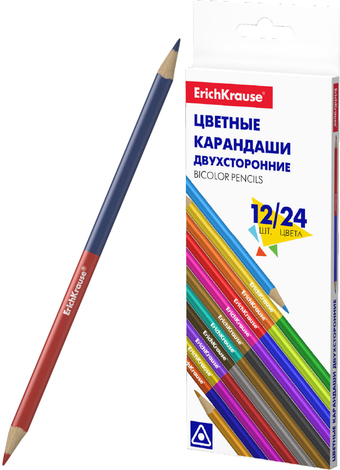 Набор цветных карандашей Erich Krause Basic 50531 (24 цвета)