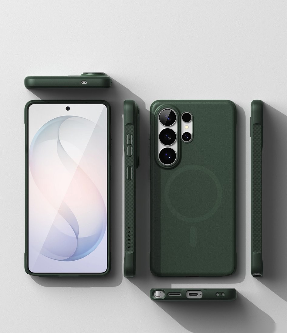 Чехол для телефона Ringke Onyx Magnetic для Galaxy S26 Ultra (Dark Green)