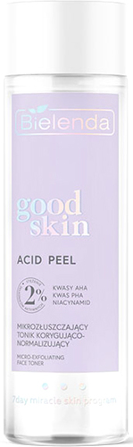 Bielenda Тоник для лица Good Skin Acid Peel Микро-отшелушивающий коррект и нормализующий (200 мл)