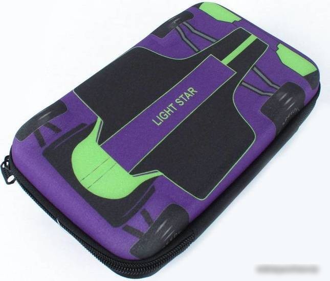 Пенал Darvish 3D Cars DV-LS701-2 (фиолетовый)