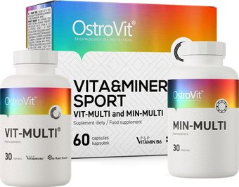 Комплекс OstroVit VITA&MINERALS Sport (60 капсул)
