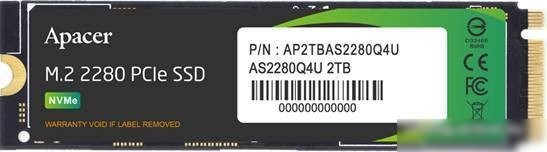 SSD Apacer AS2280Q4U M.2 PCIe Gen4 x4 2TB AP2TBAS2280Q4U-1