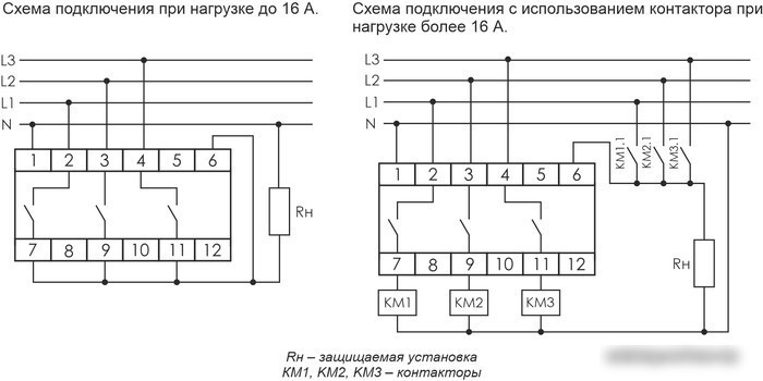 Реле контроля фаз Евроавтоматика F&F PF-431 EA04.005.001