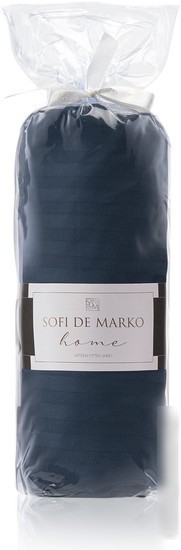 Постельное белье Sofi De MarkO Морган 160х200х30 Пр-Мг-син-160х200х30 (синий)
