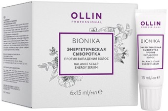 Сыворотка Ollin Professional Энергетическая против выпадения волос 6х15 мл