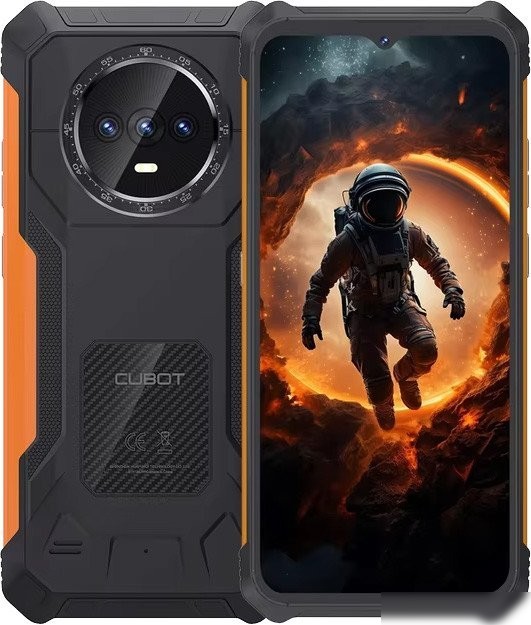 Телефон Cubot KingKong ES 6GB/128GB (черный/оранжевый) Телефон Cubot KingKong ES 6GB/128GB (черный/оранжевый)