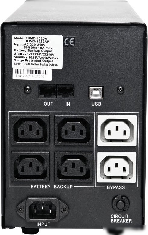 Источник бесперебойного питания Powercom Imperial IMP-1200AP 1200VA