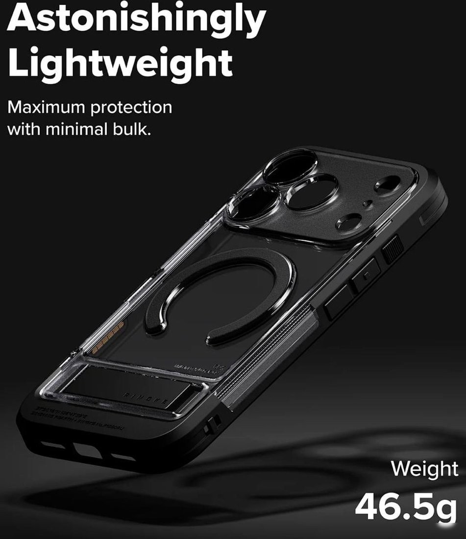 Чехол для телефона Ringke Ux Magnetic для iPhone 17 Pro Max Smoke Black
