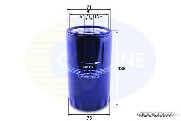 Масляный фильтр Comline EOF135 Масляный фильтр Comline EOF135