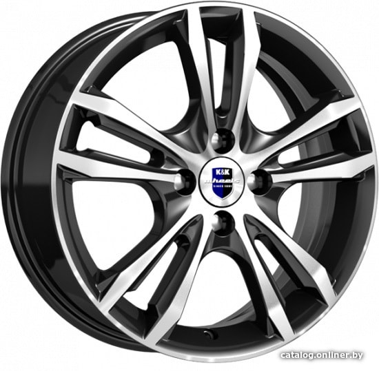 Литые диски K&K Samara 16x6" 4x100мм DIA 54.1мм ET 49мм Алмаз черный Литые диски K&K Samara 16x6" 4x100мм DIA 54.1мм ET 49мм Алмаз черный