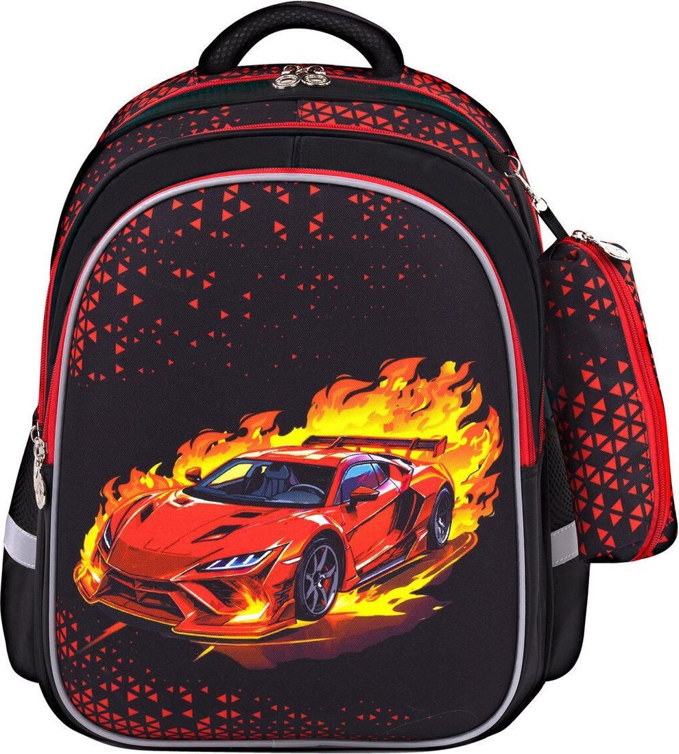 Школьный рюкзак BRAUBERG Kids. Fiery Road 273177