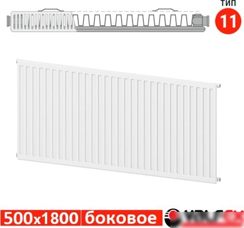 Стальной панельный радиатор Valfex Steel C 11 500х1800 VF.C.11.500.1800 (с боковым подключением)