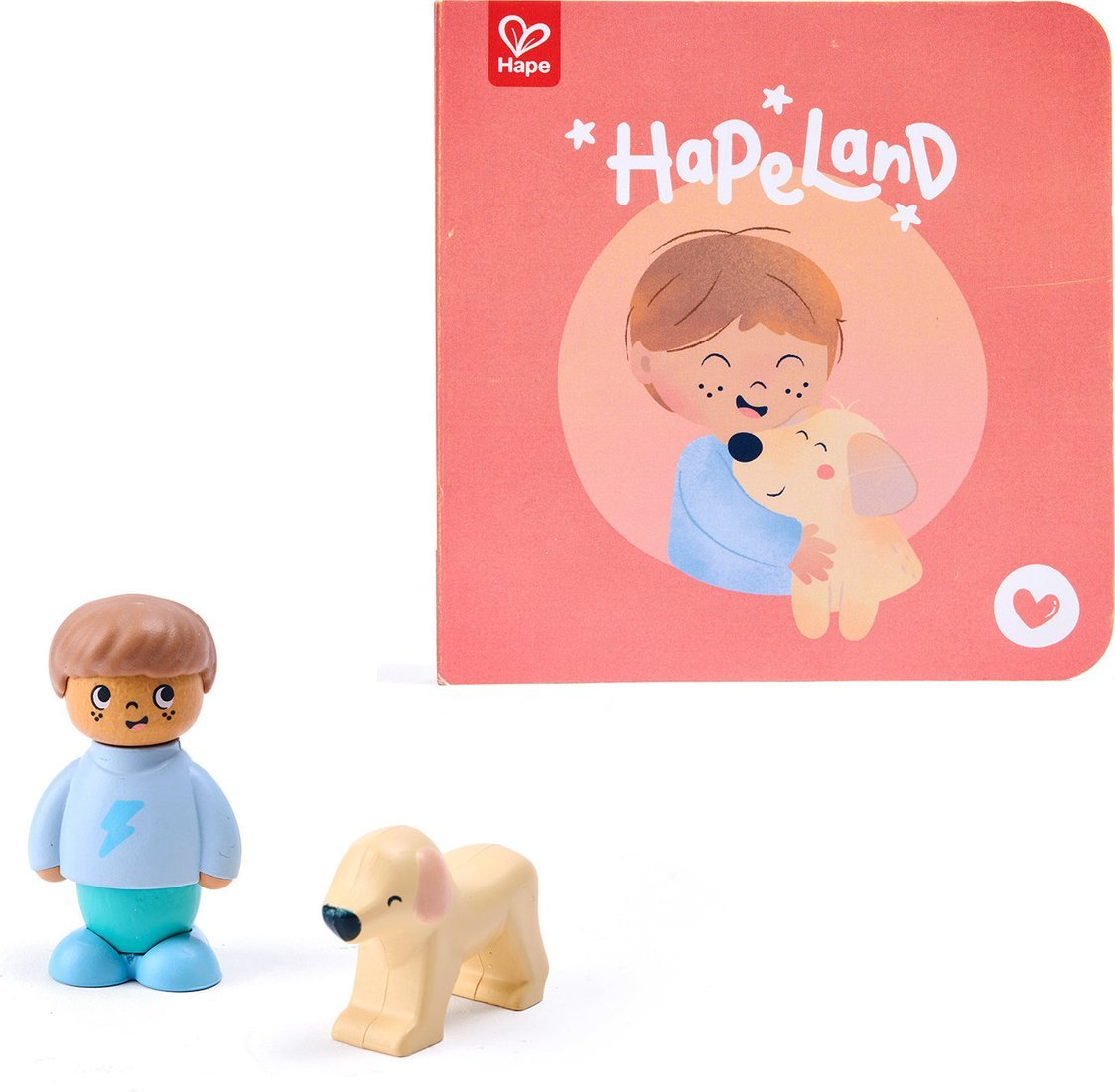 Развивающая игра Hape Мальчик и собака E3431_HP