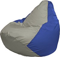 Кресло-мешок Flagman Груша Мега XXXL Г3.1-345 (серый/синий)
